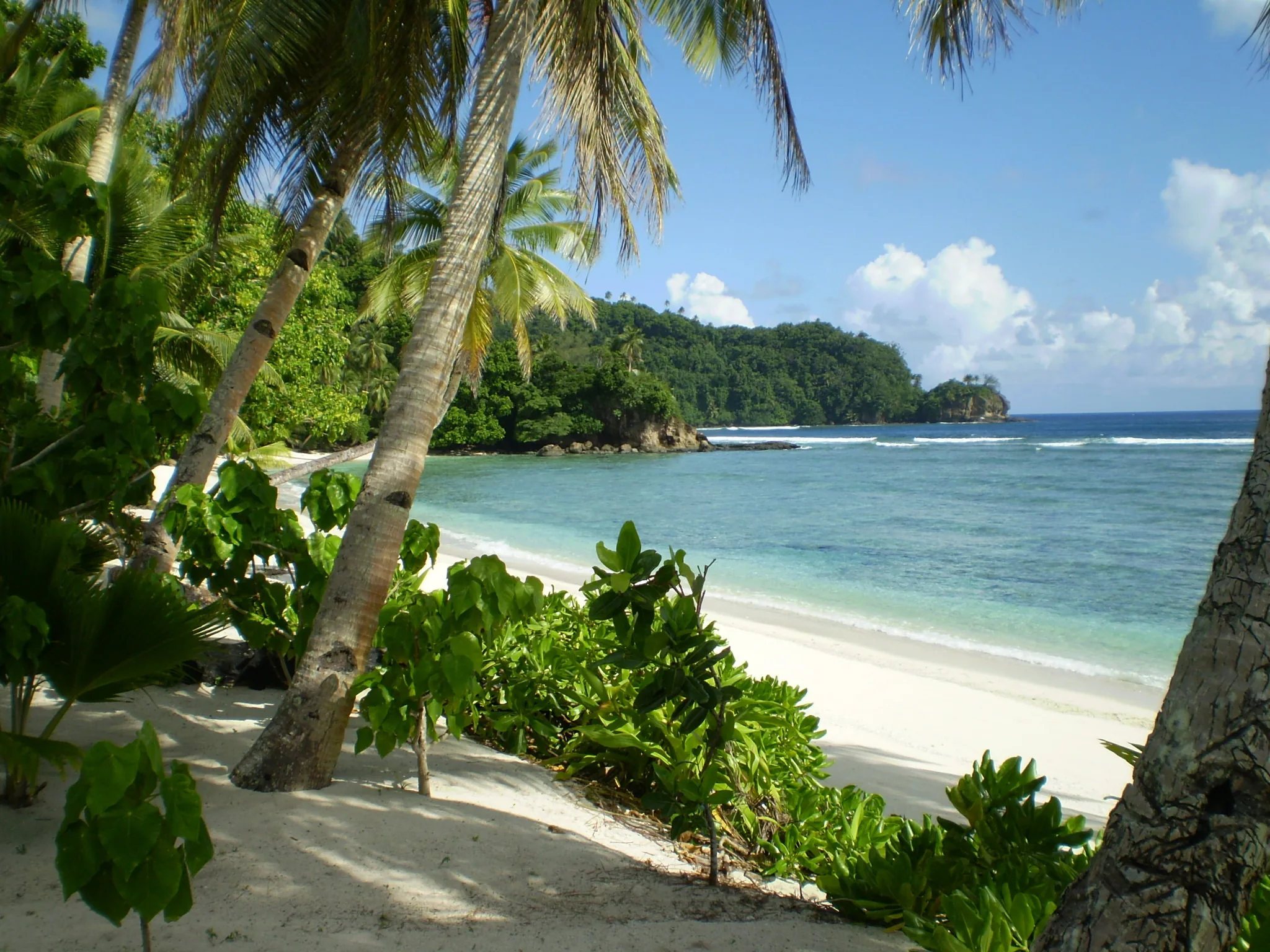 The beach at Fapufa, Rotuma